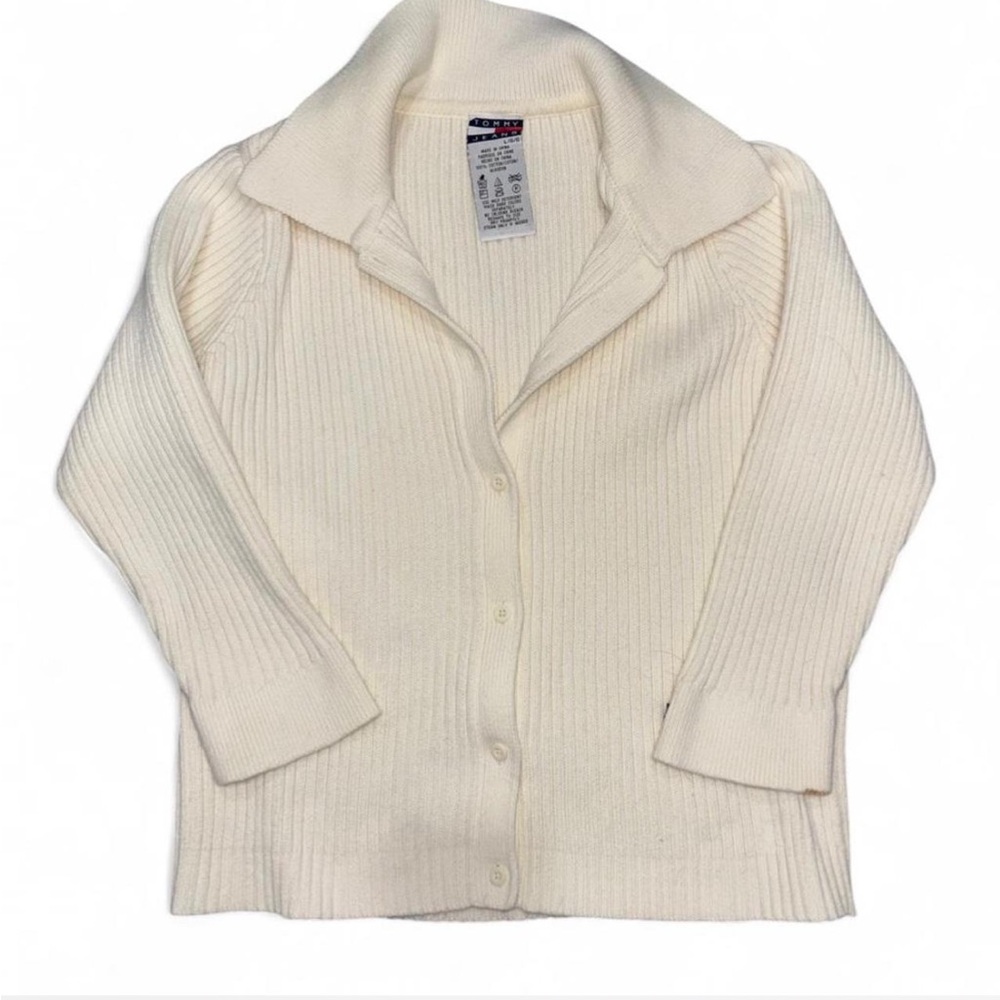 Tommy Hilfiger Women's Cream Cardigan